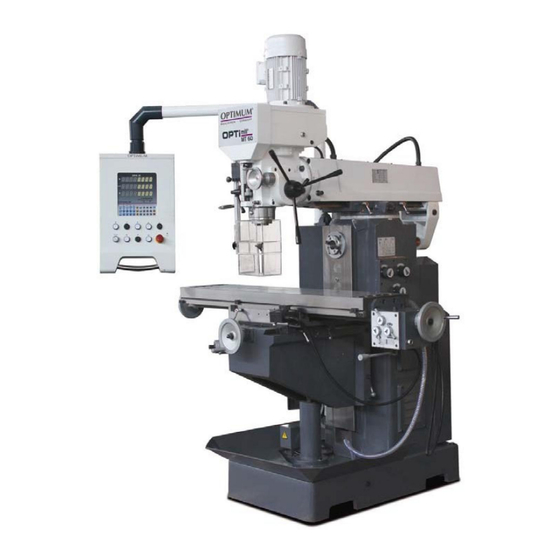 Optimum OPTimill MT 60 Manual De Instrucciones