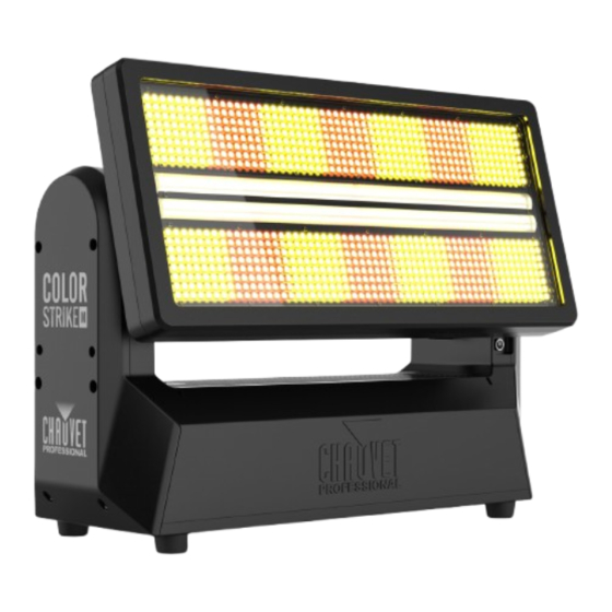 Chauvet Professional COLOR STRIKE M Guía De Referencia Rápida