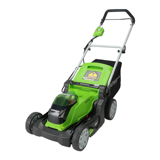 GreenWorks LMF318 Manual Del Usuario