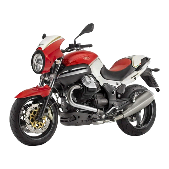 MOTO GUZZI 1200 sport 4V Manual Del Usuario