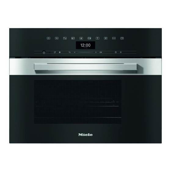 Miele DG 7440 Manuales