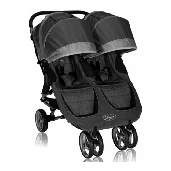 Baby Jogger city mini doubLe Instrucciones De Montaje