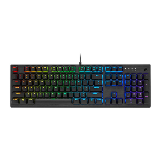 Corsair K60 RGB PRO SE Manual De Instrucciones