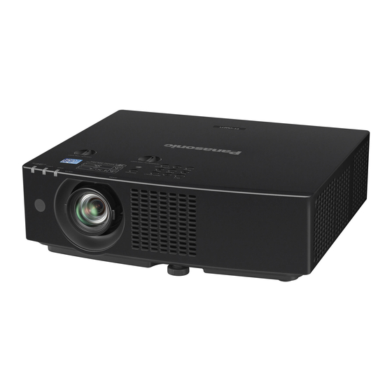 Panasonic PT-VMZ71 Instrucciones De Operación Manual De Funciones