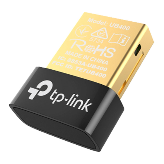 TP-Link UB400 Guía De Instalación Rápida