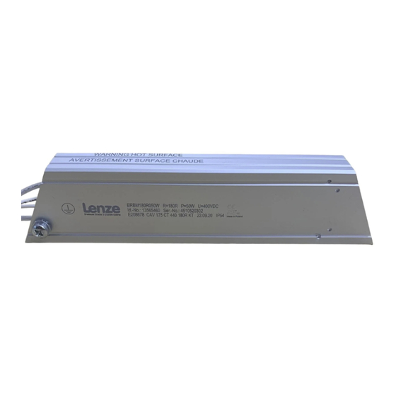 Lenze L-force ERB Serie Instrucciones Para El Montaje