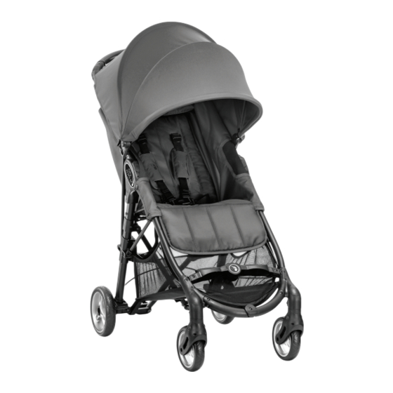 Baby Jogger city mini zip Instrucciones Del Ensamblaje
