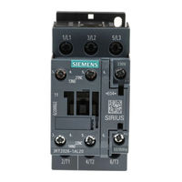 Siemens SIRIUS 3RT203 Serie Manual De Instrucciones