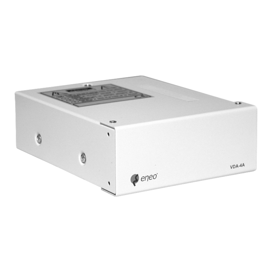 Eneo VDA-4A Instrucciones De Manejo
