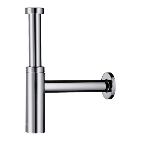Hansgrohe FlowStar 1 1/4 Lavatory Waste Bottle Trap 521051 Serie Instrucciones De Montaje / Manejo / Garantía