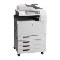 HP Color LaserJet CM6030 Serie Guía De Instalación Inicial