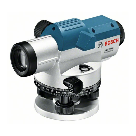 Bosch GOL Professional 26 G Manual Original