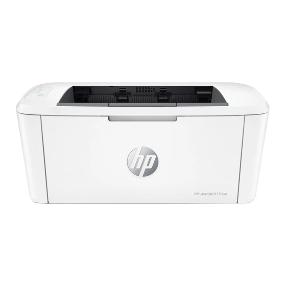 HP LaserJet M109e Serie Guía De Referencia