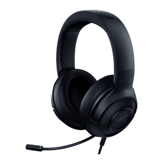Razer Kraken X Guia Principal