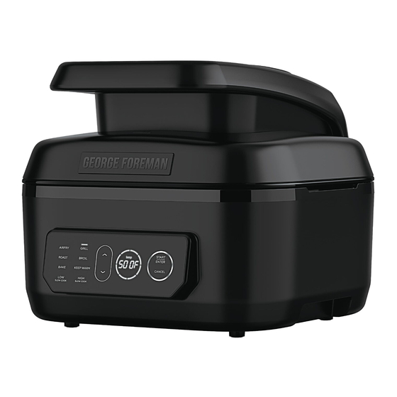 George Foreman MCAFD800D Manual De Uso Y Cuidado