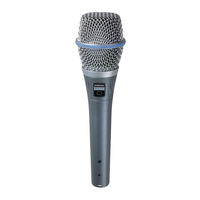 Shure BETA 87A Manual De Instrucciones