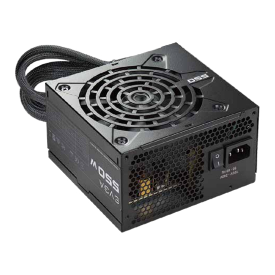 EVGA 550W Manual Del Usuario