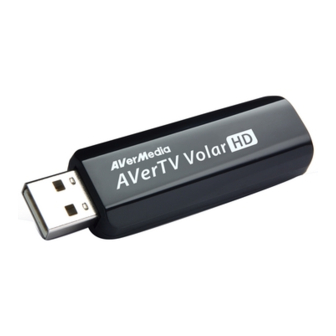 Avermedia AverTV Volar Green HD Manuales