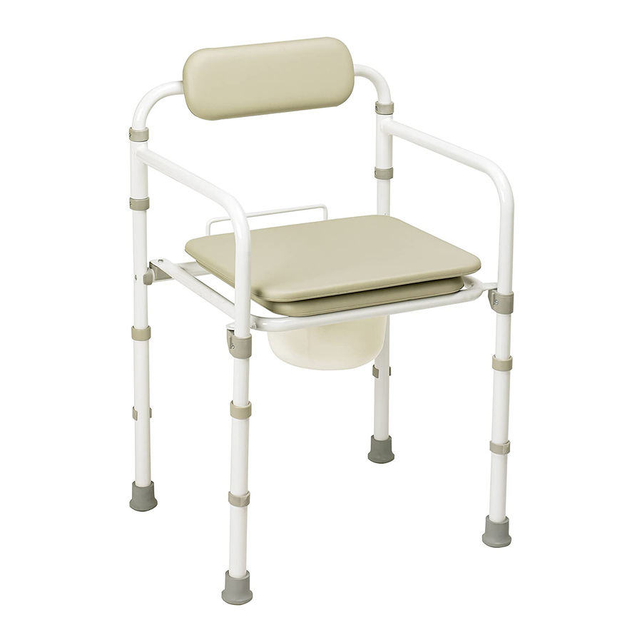 Homecraft Uni-Frame Folding Shower Chair Ensamblaje Y Instrucciones De Operación