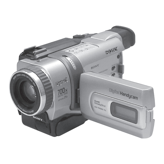 Sony DCR-TRV238E Manual De Instrucciones