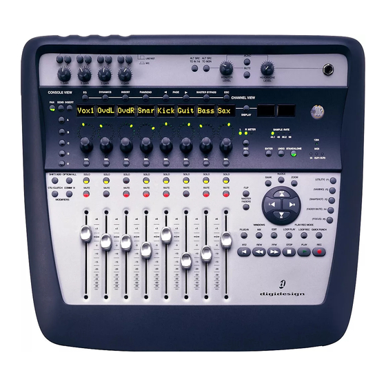 DigiDesign Digi 002 Manual De Instrucciones
