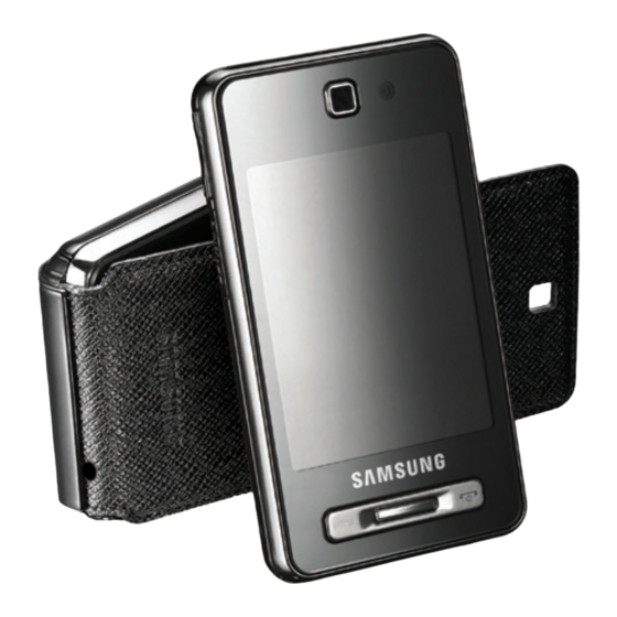 Samsung SGH-F480 Manual De Usuario