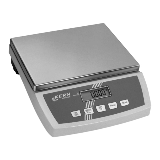 KERN FKB 8K0.1A Instrucciones De Servicio