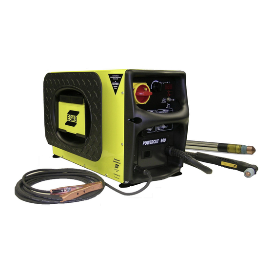 ESAB Powercut 900 Manual De Instrucciones