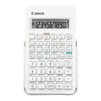 Canon F-605 Ejemplos De Calculo