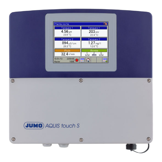 JUMO AQUIS touch S Manual De Instrucciones