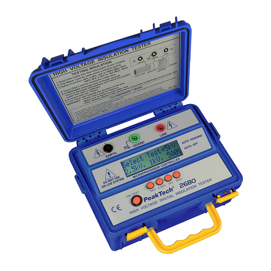 PeakTech 2680 Manual De Uso