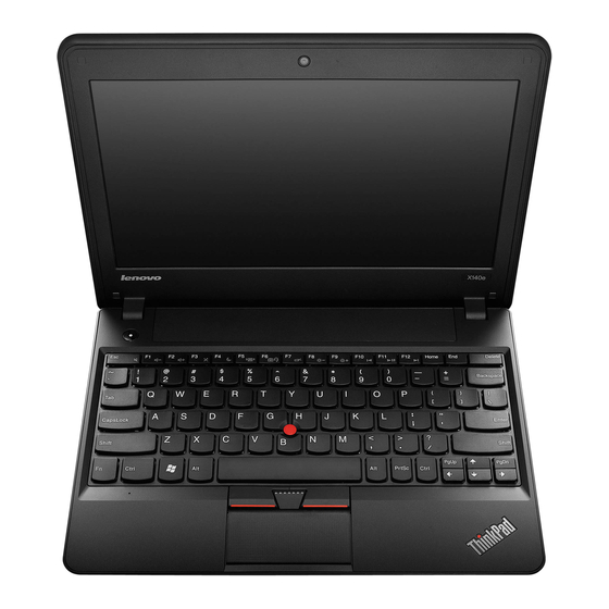Lenovo ThinkPad X140e Guia Del Usuario