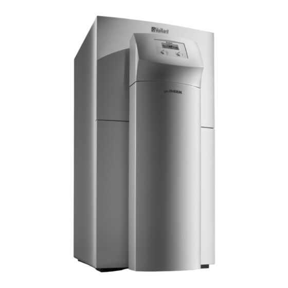 Vaillant geoTHERM VWS Serie Instrucciones De Uso