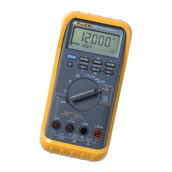 Fluke ProcessMeter 787 Manual De Uso