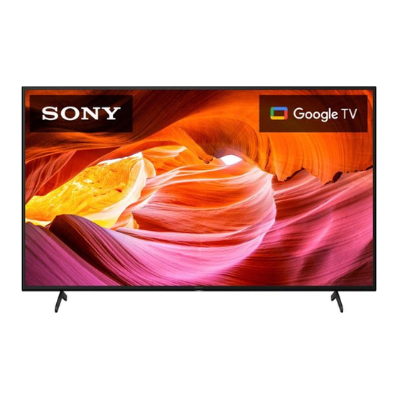 Sony KD-65X75K Guía De Referencia