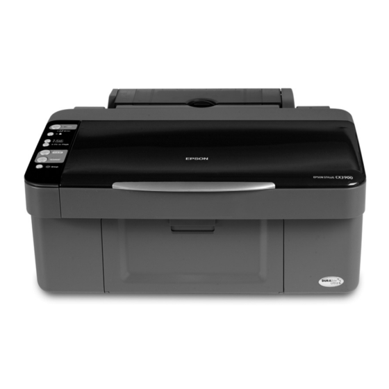 Epson Stylus CX3900 Serie Manual Del Usuario