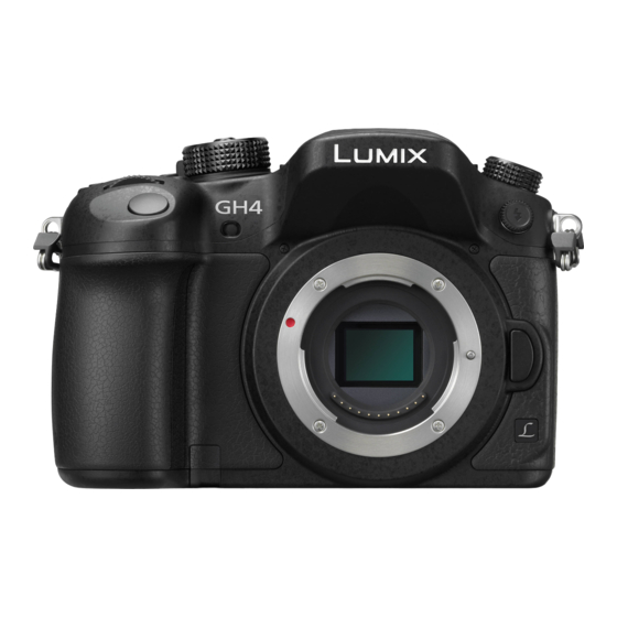 Panasonic Lumix DMC-GH4 Instrucciones De Funcionamiento Para Características Avanzadas