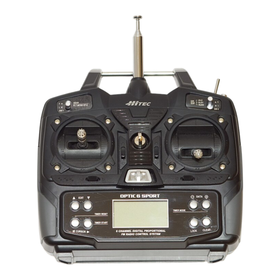 HITEC OPTIC 6 SPORT Manual De Instrucciones