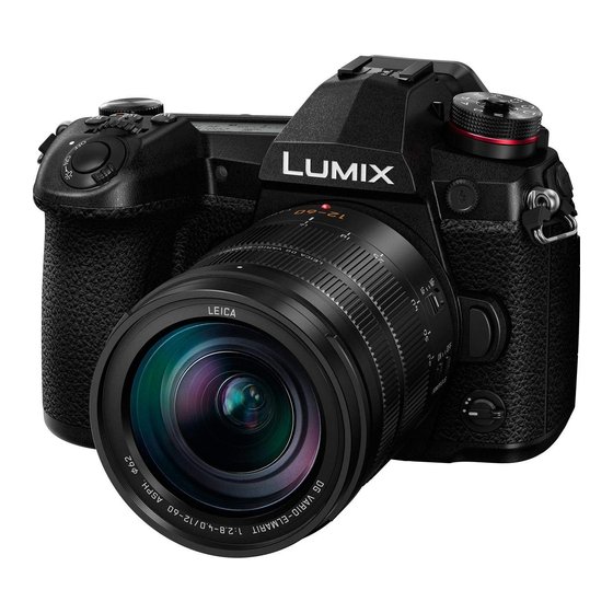 Panasonic Lumix DC-G9L Manuales