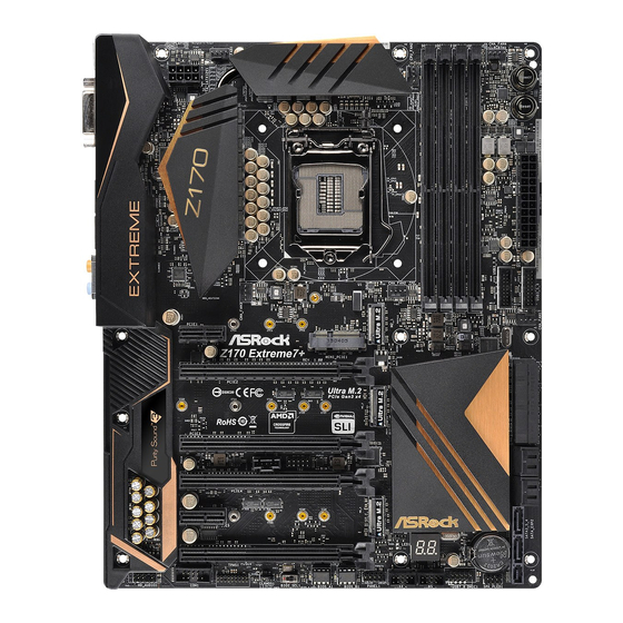 ASROCK Z170 Extreme7+ Manual Del Usuario