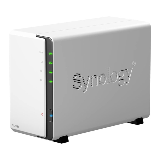 Synology DiskStation DS212j Guía De Instalación Rápida