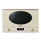 Smeg MP722PO - Horno Microondas Empotrado Estética Cortina Manual