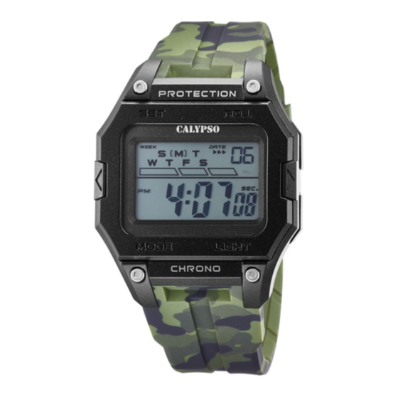 Calypso Watches IKMK5810M Manual De Instrucciones