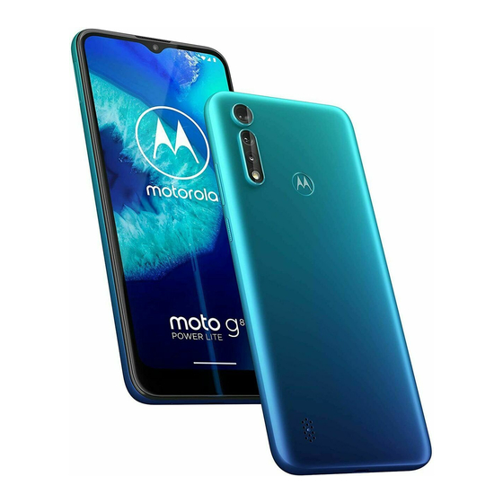 Motorola moto g8 POWER LITE Guía De Inicio Rápida