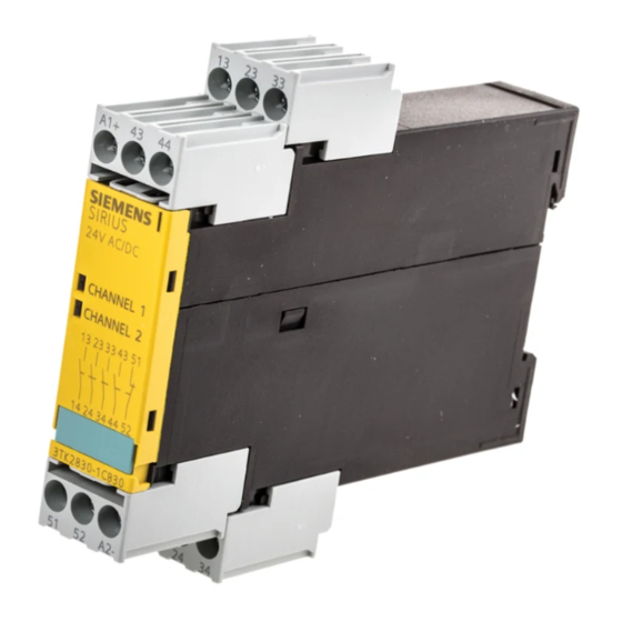 Siemens SIRIUS 3TK2830 Serie Instructivo Original