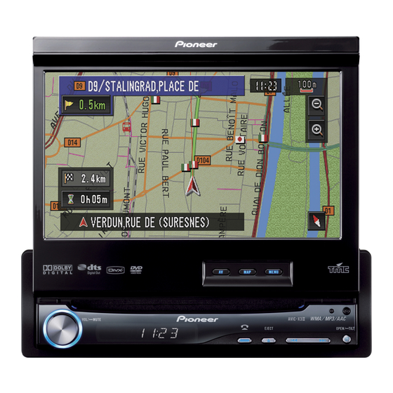 Pioneer AVIC-X3II Manual De Instalación