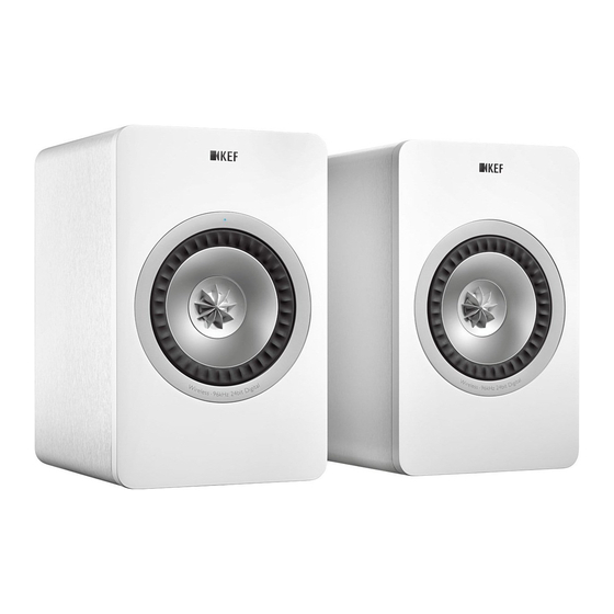 KEF X Serie Guia De Inicio Rapido