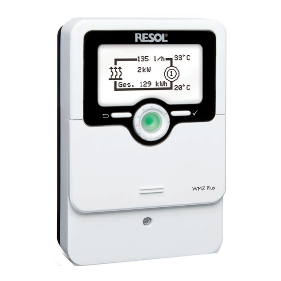 Resol WMZ Plus Manual Para El Instalador Especializado