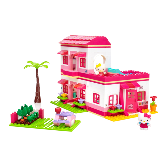 Mega Bloks HELLO KITTY Beach House Manual Del Usuario