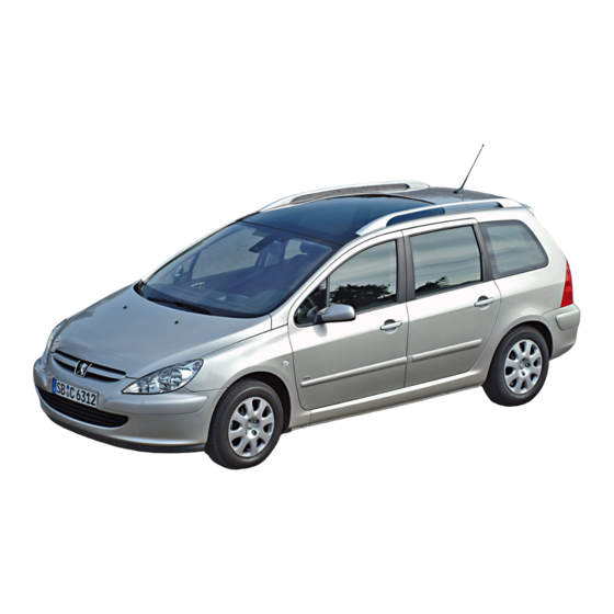 PEUGEOT 307 SW 2005 Manual De Instrucciones